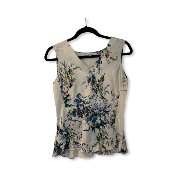 Cori: Silk sleeveless top. - Picture 3 of 4